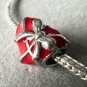 Valentines Day Red‎ Heart Bowtie fits PANDORA